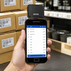 riotec dc9257a 1d micro usb mobil barkod okuyucu android otg 2