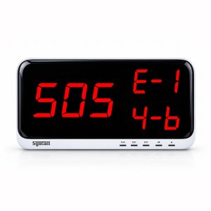 syscall sr a330 3 satirli kablosuz cagri sistemi alici ekrani 1