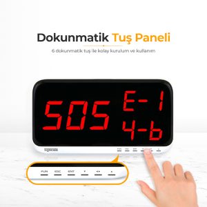 syscall sr a330 3 satirli kablosuz cagri sistemi alici ekrani 2